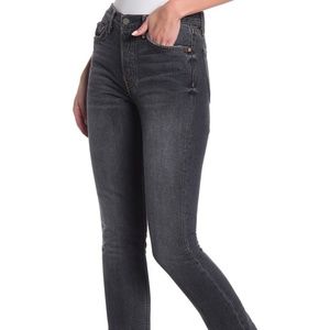 GRLFRND Addison Distressed Micro Bootcut Jeans